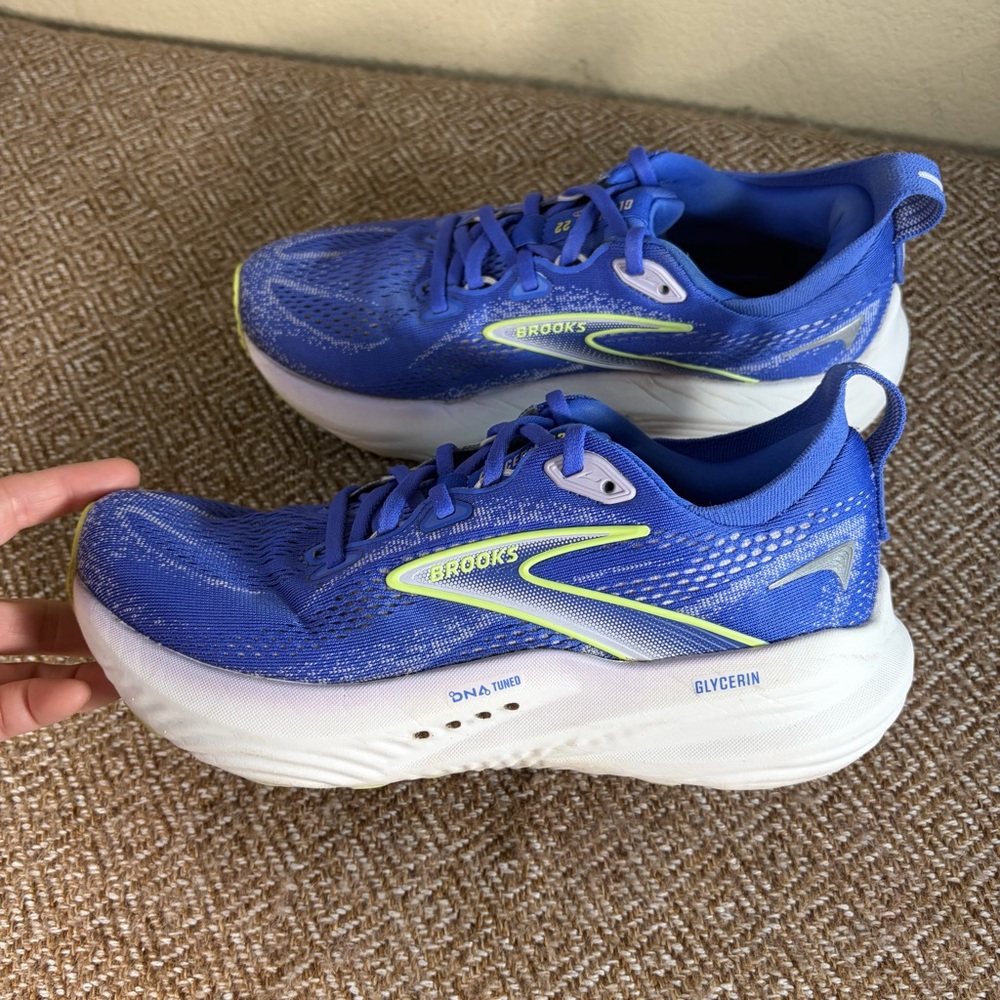 Brooks Glycerin 22 Women’s Shoes Sneakers Blue Sz 7.5 Casual Gym Outdoor Comfy - Picture 5 of 10